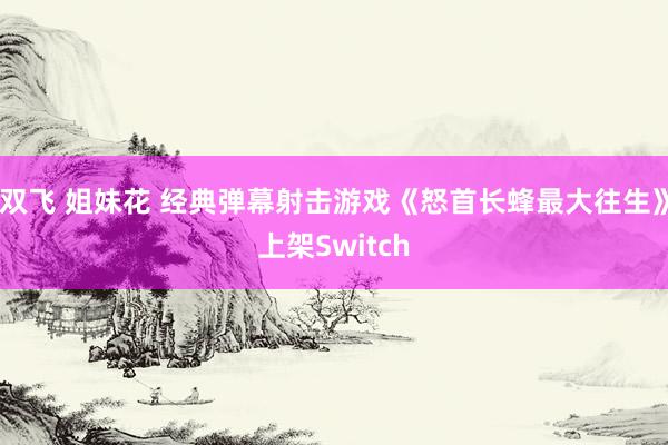 双飞 姐妹花 经典弹幕射击游戏《怒首长蜂最大往生》上架Switch