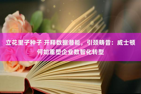 立花里子种子 开释数据潜能，引颈畴昔：威士顿何如重塑企业数智化转型