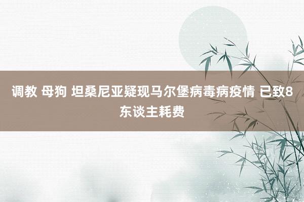 调教 母狗 坦桑尼亚疑现马尔堡病毒病疫情 已致8东谈主耗费