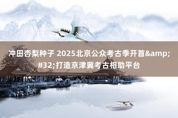 冲田杏梨种子 2025北京公众考古季开首&#32;打造京津冀考古相助平台