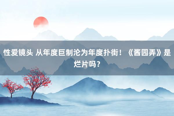 性爱镜头 从年度巨制沦为年度扑街！《酱园弄》是烂片吗？